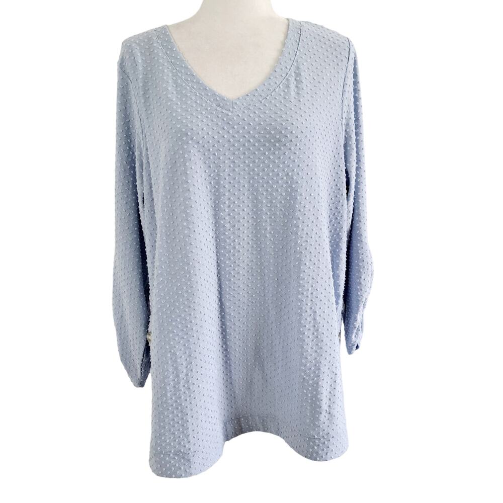 New York Laundry Long Sleeve Textured Top